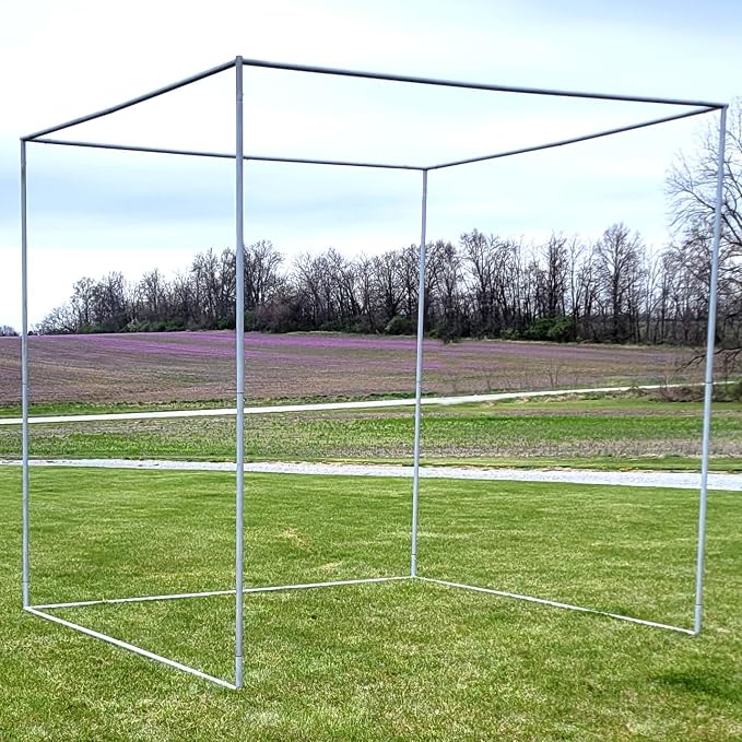 Jones Sports 10' x 10' x 10' #252 Knotless Nylon Golf Net and 10' x 10' Baffle - Image 4