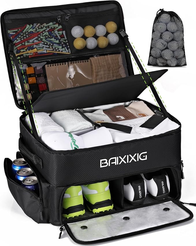 Golf Trunk Organizer, Waterproof Car Golf Locker by BAIXIXIG