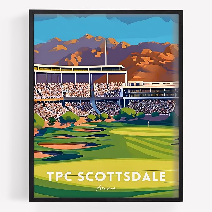 Golf Course Premium Giclee Fine Art Prints by VintBo