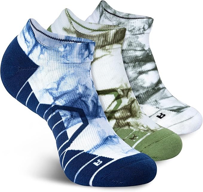 Hylaea Athletic Running Socks Cushion Padded Moisture Wicking Low Cut by Hylaea