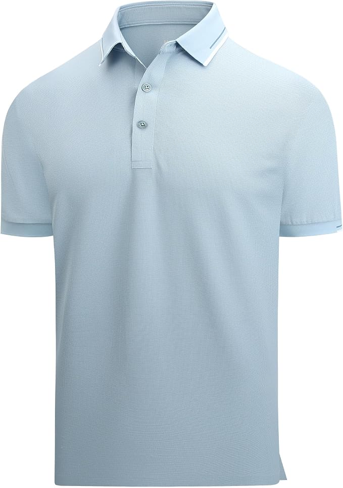 Alex Vando Mens Golf Shirt Moisture Wicking Performance & Polished Style Polo by AlexVando
