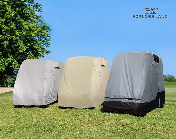 Explore Land Waterproof Golf Cart Cover Universal Fits - Image 7