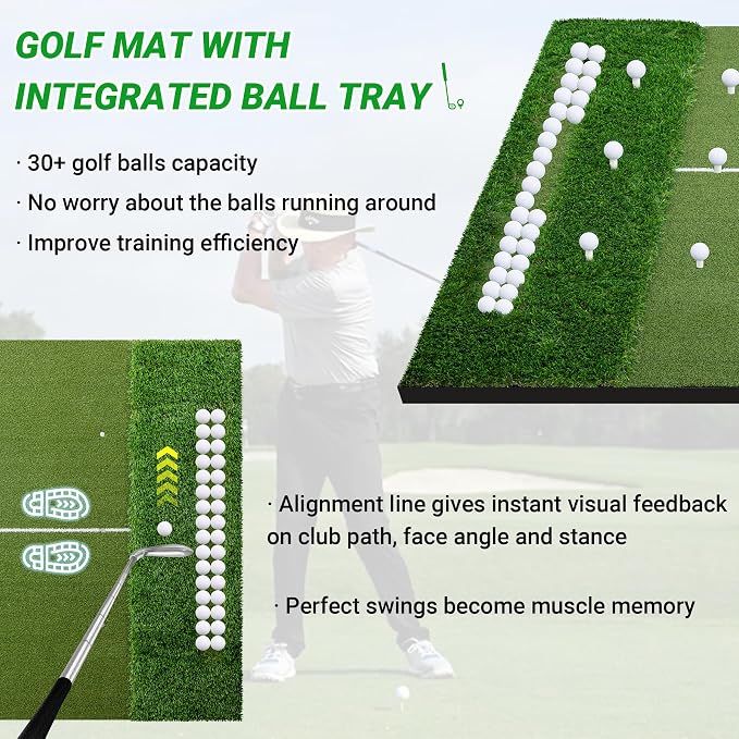 5x4 ft Premium Dual-Turf Golf Mat - Image 5