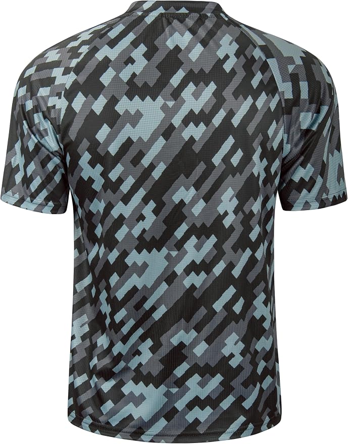 TAPULCO Mens Collarless Golf Shirts Short Sleeve Dry Fit Stretch Casual - Image 2