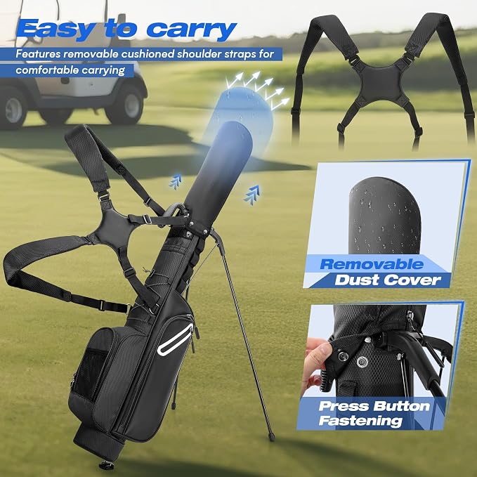 Golf Stand Bag Fit Up to 7 Clubs, Compact Design - Image 6