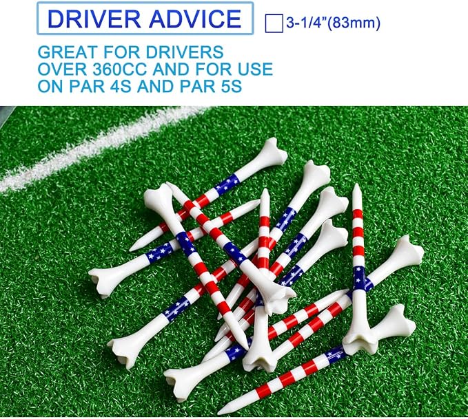 Golf Tees Professional Plastic Golf Tees 3-1/4" - Image 7