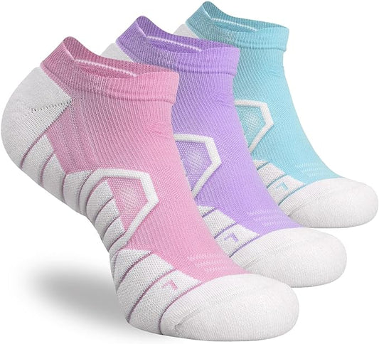 Hylaea Athletic Running Socks Cushion Padded Moisture Wicking Low Cut by Hylaea