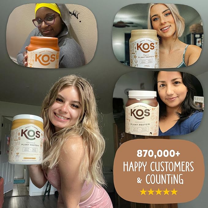 KOS Vegan Protein Powder, Chocolate Peanut Butter - Image 6
