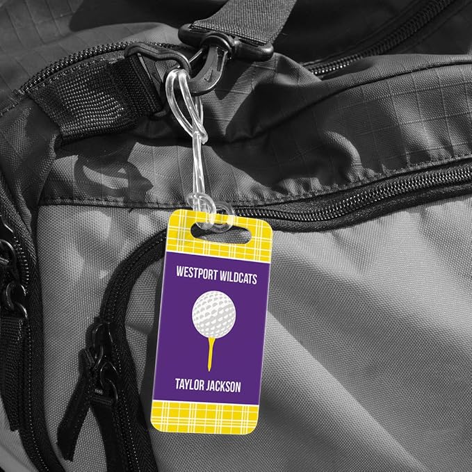 ChalkTalkSPORTS Golf Luggage & Bag Tag | Personalized Team - Image 5