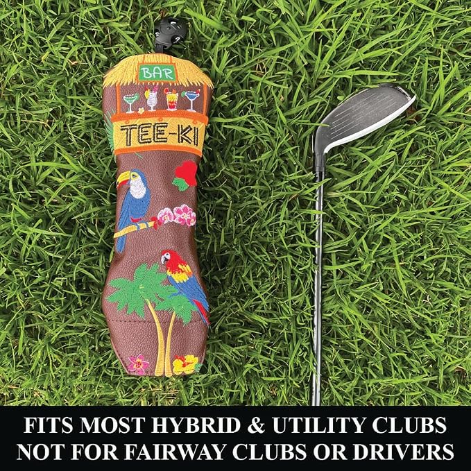 Giggle Golf Utility/Hybrid Head Cover, Colorful Club Covers - Image 4