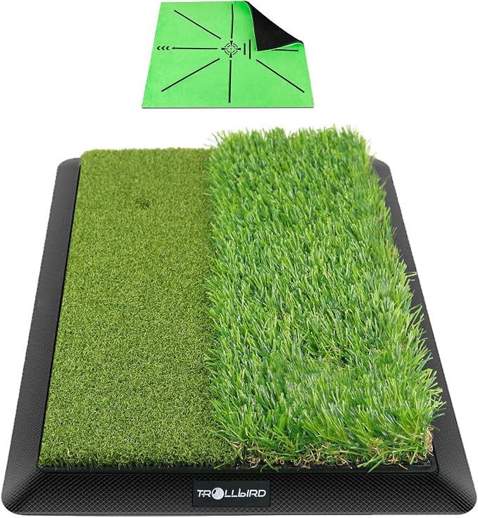 Dual-Turf Golf Hitting Mat by Unknown