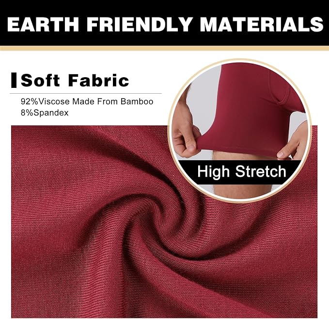 BAMBOO COOL Men's Ultra ComfortSoft Underwear, Moisture Wicking & Breathable No - Image 5