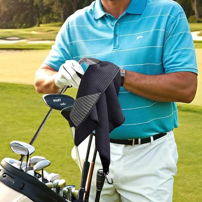 2 Pack Magnetic Golf Towels - Image 6