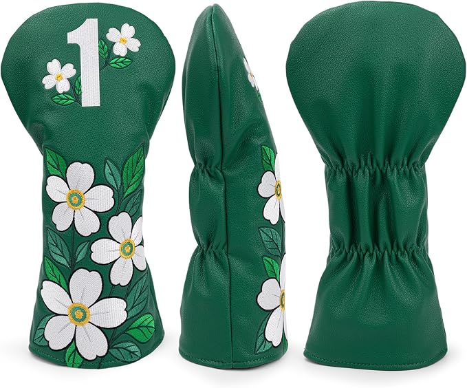 Golf Club Covers Driver Headcovers Fairway 3 Wood Headcover Hybrid Cover Faux - Image 3