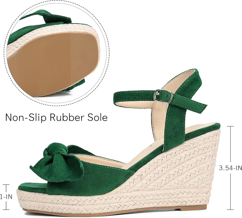 girgod Espadrilles Wedge Sandals - Image 2