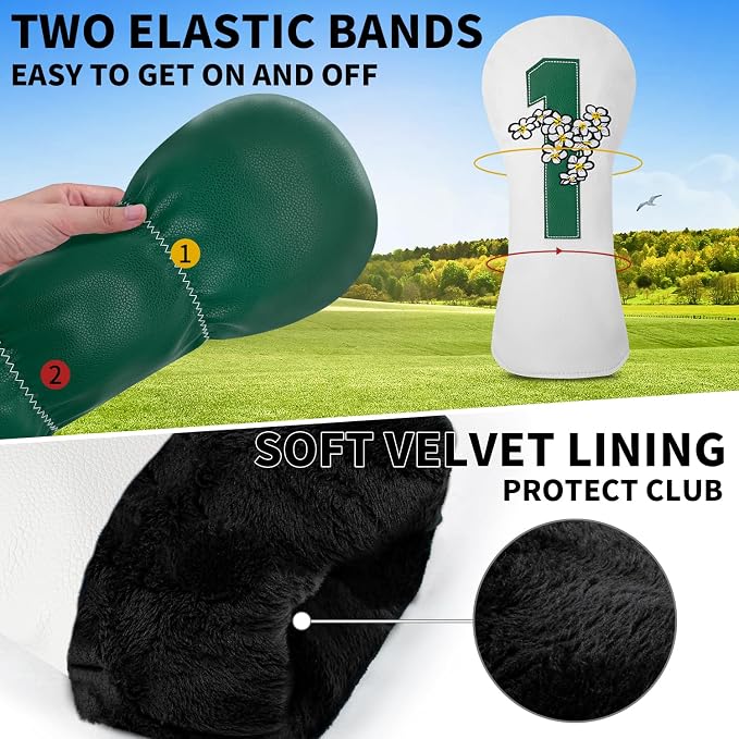 Premium Golf Club Head Cover - Image 6