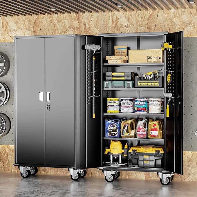 INTERGREAT Metal Storage Cabinet - Image 2