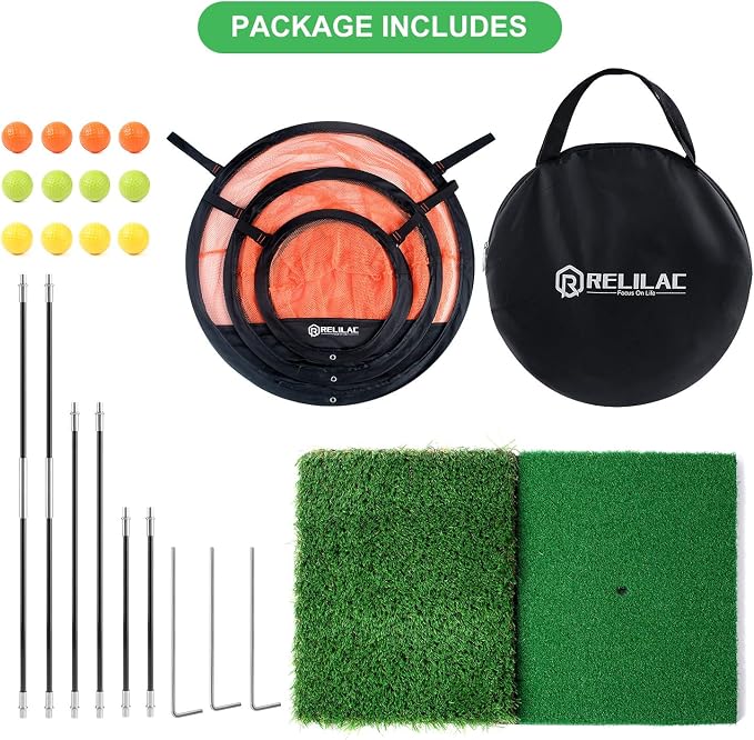 Pop Up Golf Chipping Practice Net Set - Image 7