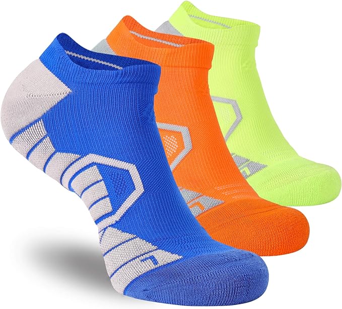 Hylaea Athletic Running Socks Cushion Padded Moisture Wicking Low Cut by Hylaea