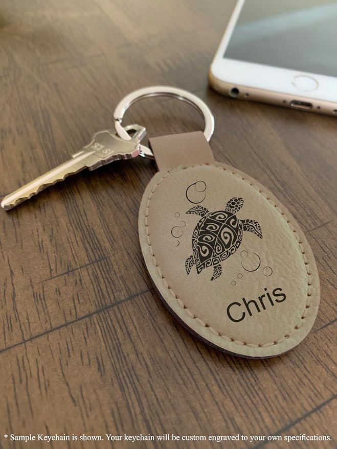 LaserGram Oval Keychain, Water Polo, Personalized Engraving Included - Image 6