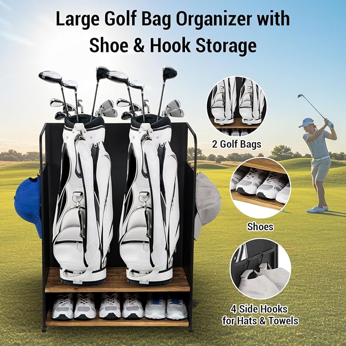 MyGift 2 Golf Bag Organizer - Image 2