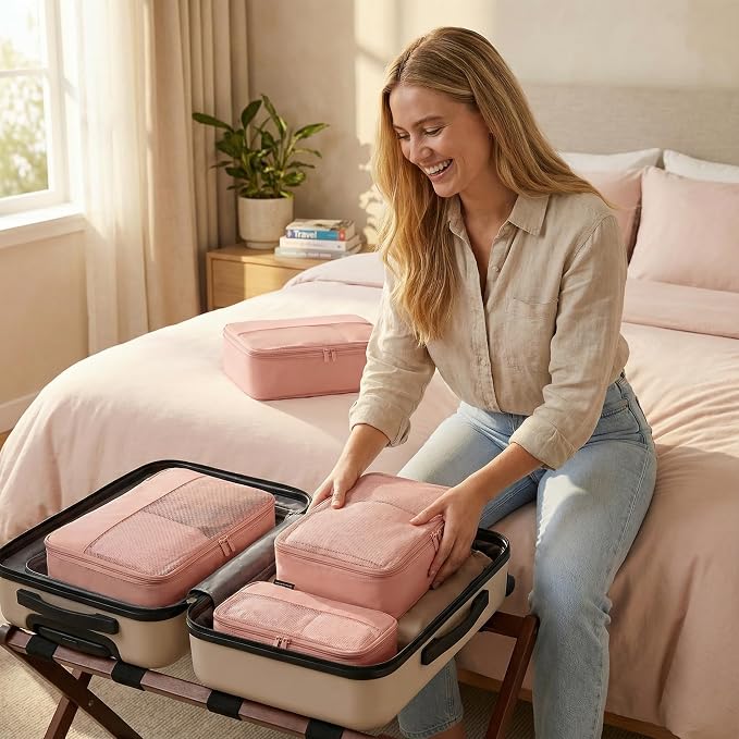 4 Piece Compression Packing Cubes - Image 6