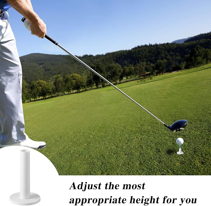 12 Pieces Golf Range Tees Set Rubber Golf Tees - Image 7