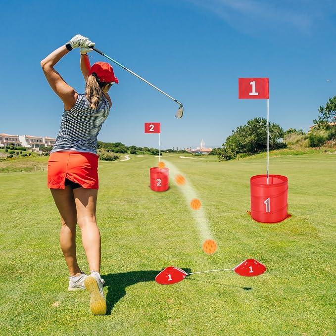 VEVOR Backyard Golf Game, 9 Hole Golf Course, Golf Game Practice Games - Image 8