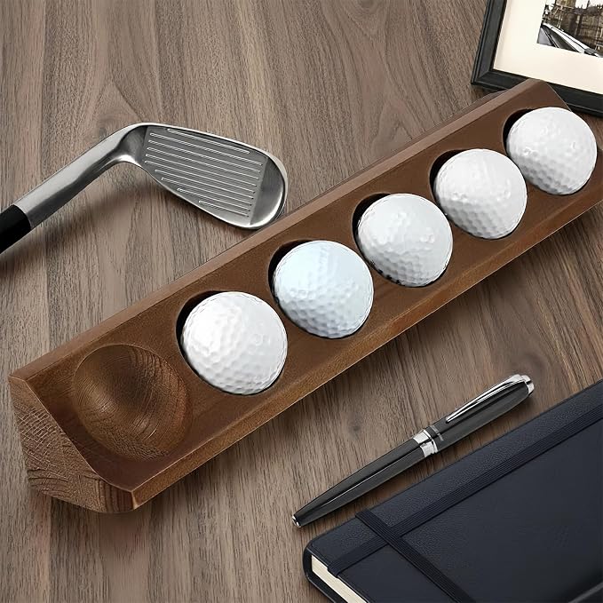Wooden Golf Ball Display Case 1 Pack, Golf Ball Holder Display - Image 2