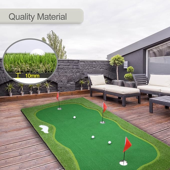 Golf Putting Green, Practice Putting Green Mat, Large Professional Golfing - Image 6