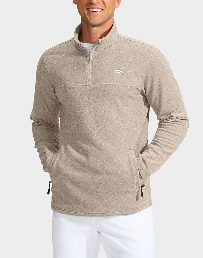 Pudolla Men's Quarter Zip Pullover - Image 2
