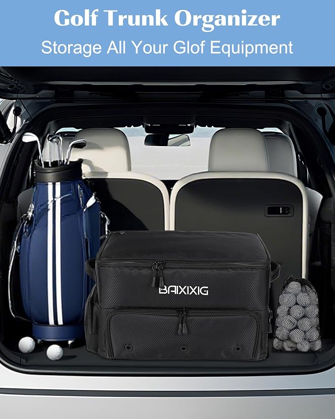 Golf Trunk Organizer, Waterproof Car Golf Locker - Image 7