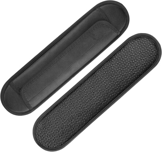 2 Pack Breathable Universal Strap Pads, Silica Gel Guitar Strap Pads, Help Relieve Shoulder Pain (Anti-Slip Texture)