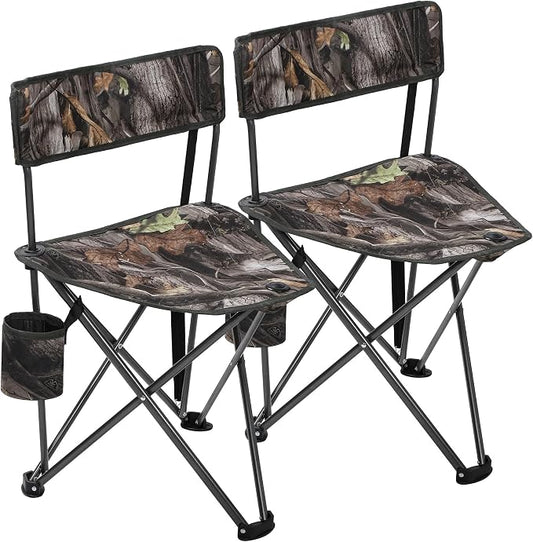 REDCAMP 2 Pack Tall Tripod Chairs by REDCAMP