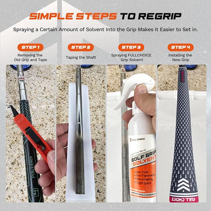 Rubber Golf Grips 13 Pack, Concise Fashion Design, Choose from 13 Grips Set or - Image 6