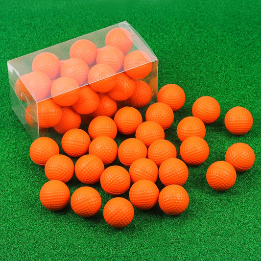 40 Pack Foam Golf Practice Balls - Realistic Feel and Limited Flight Training Balls for Indoor or Outdoor