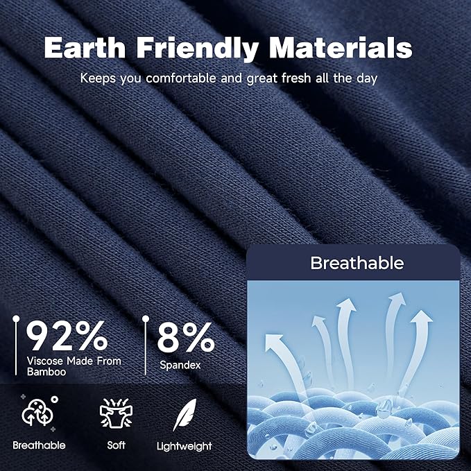 BAMBOO COOL Men's Ultra ComfortSoft Underwear, Moisture Wicking & Breathable No - Image 5