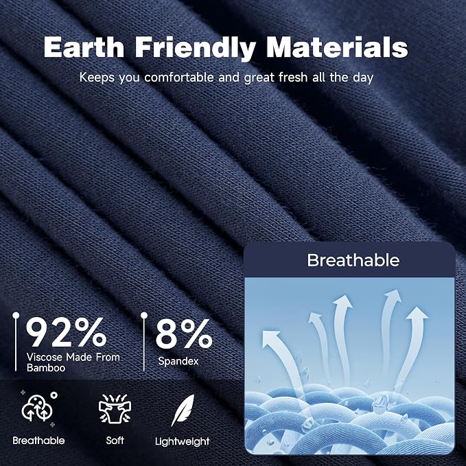 BAMBOO COOL Men's Ultra ComfortSoft Underwear, Moisture Wicking & Breathable No - Image 5