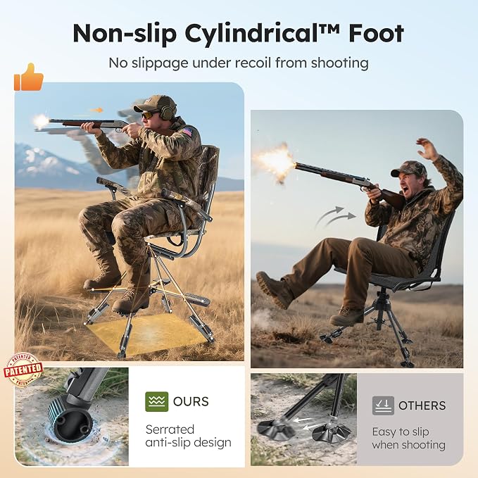 LET'S CAMP Folding Hunting Chair - Image 4