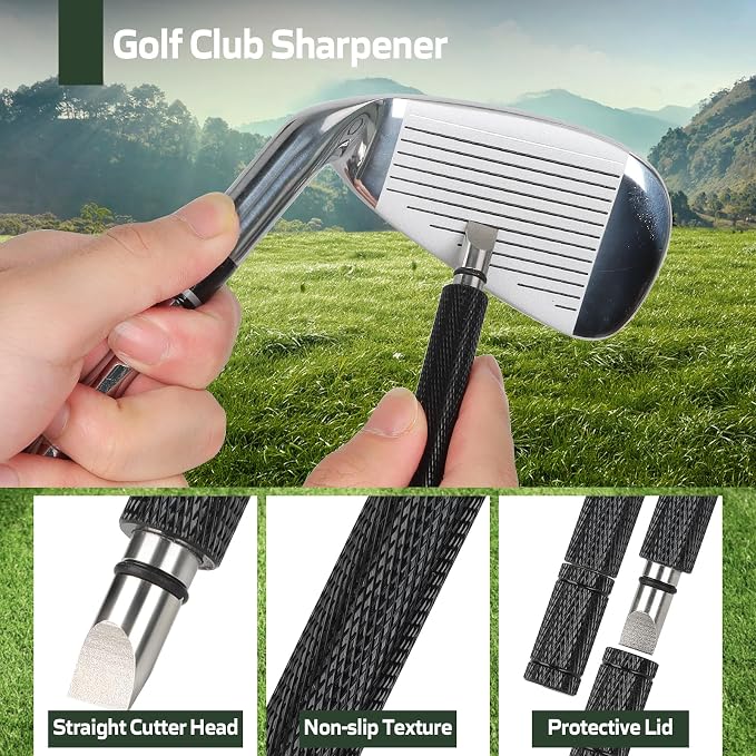 Golf Club Cleaning Kit with Golf Club Cleaner with Water Golf Towel Divot - Image 3