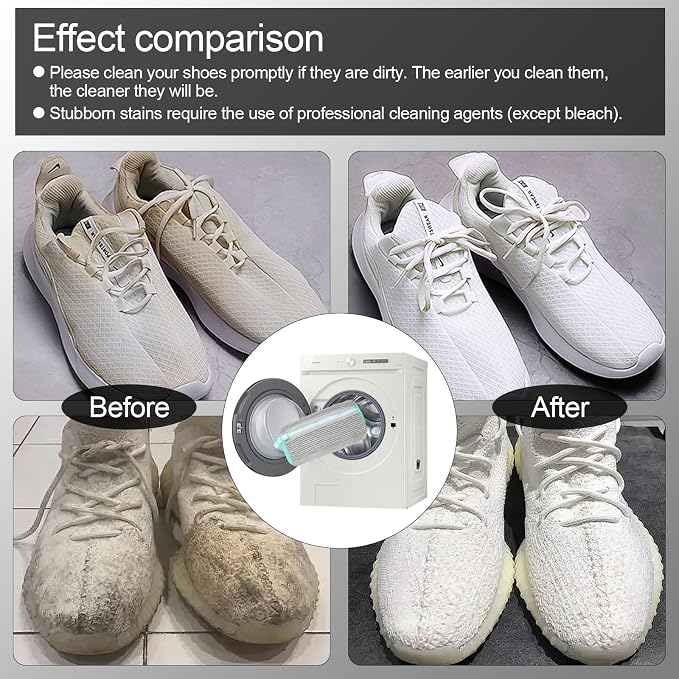 Shoe Washing Machine Bag Sole suds Magic Bag Laundry Shoes Bag - Image 4