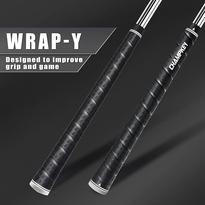 CHAMPKEY WRAP-Y Rubber Golf Grips 13 Pack Come - Image 2
