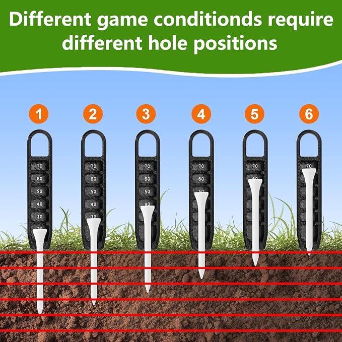 7Pcs Golf Accessories Kit, Include Golf Club Cleaner Towel Ball Bag Divot Tool - Image 5