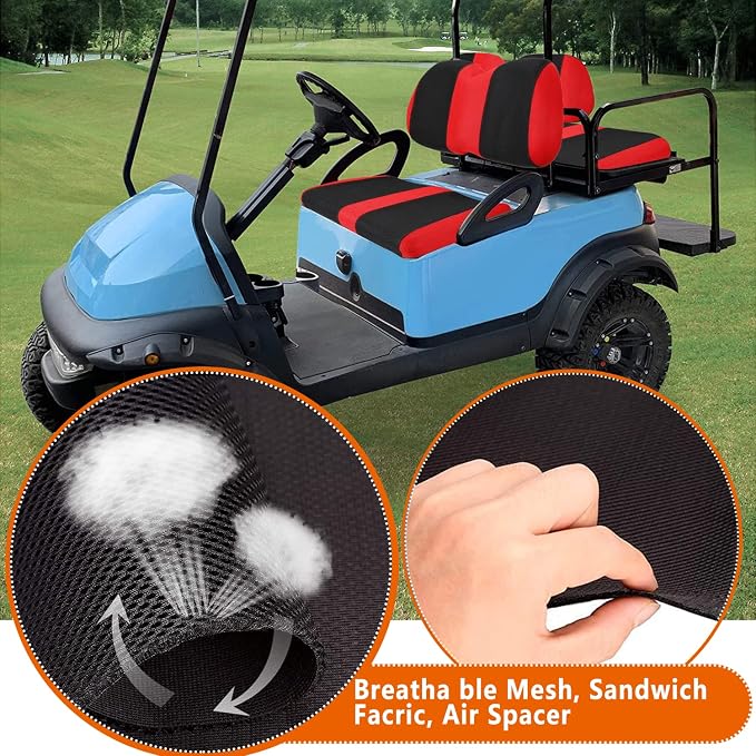 Golf Cart Front and Back Seat Covers - Image 3