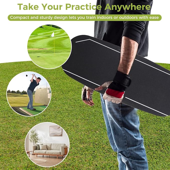 Janedream Golf Pressure Balance Board, Weight Shift Swing Trainer - Image 5