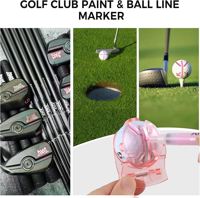 Pink Golf Accessories for Women, Acrylic Paint Ink 16 Pcs Golf Essentials Kit - Image 4