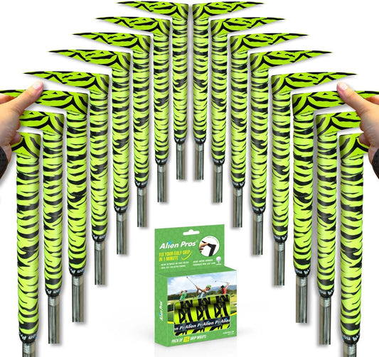 Alien Pros Golf Grip Wrapping Tapes - Innovative Golf Club Grip Solution - Enjoy a Fresh New Grip Feel in Less Than 1 Minute