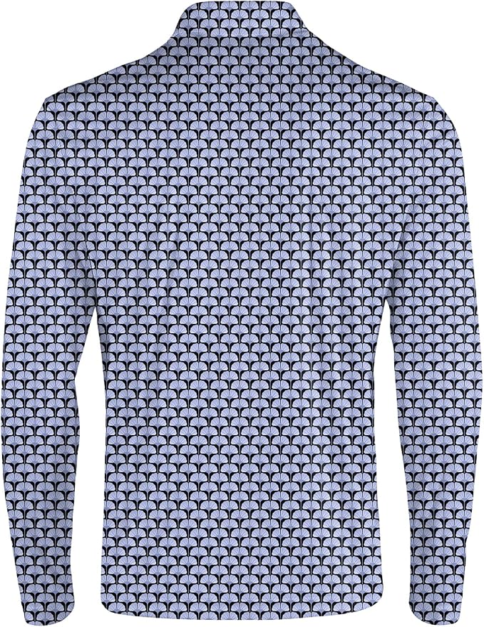 Men's Long Sleeve Golf Shirt Quick Dry 3 Button Work Fishing Outdoor Casual - Image 4
