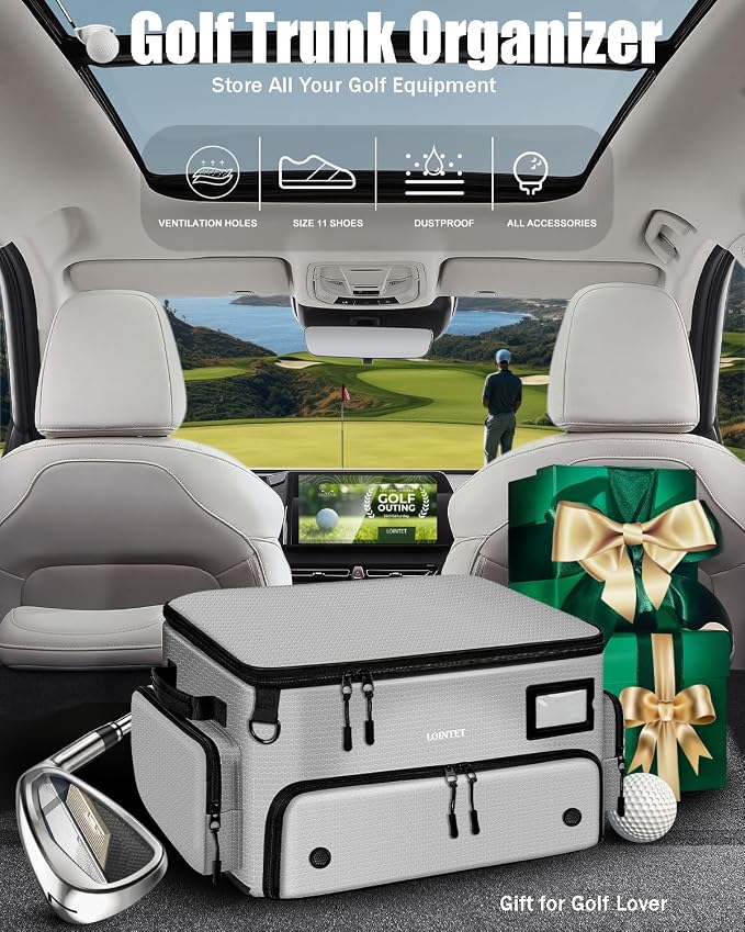 Golf Trunk Organizer, Waterproof Car Golf Locker - Image 6