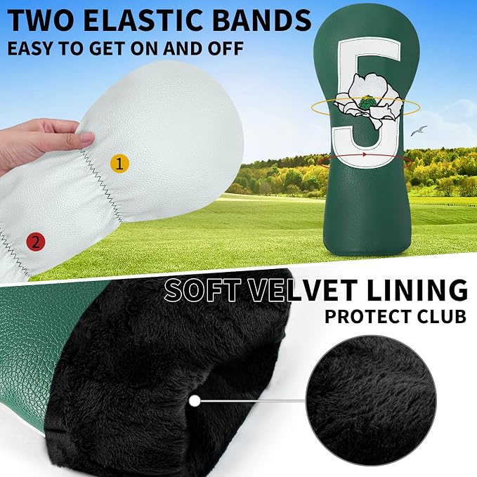 Premium Golf Club Head Cover - Image 6